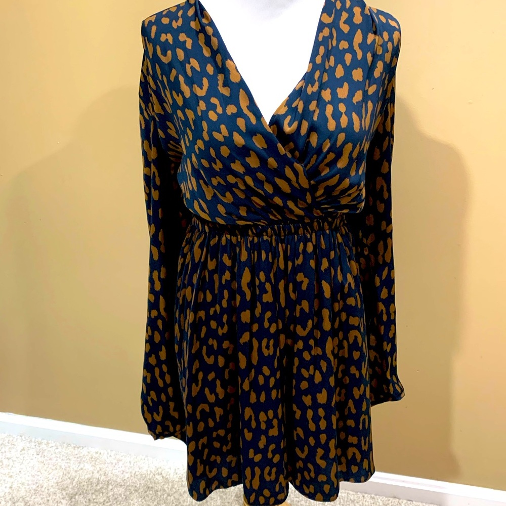 Macy’s Rachel by Rachel Roy Faux Wrap MIDI Dress, size M